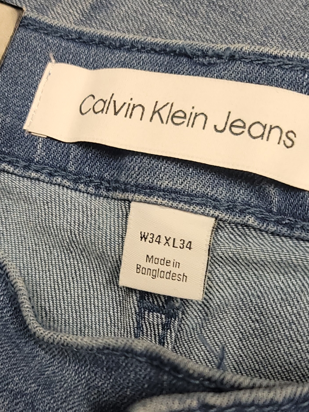 Calvin Klein Jeans Women's Light Blue Denim Jeans